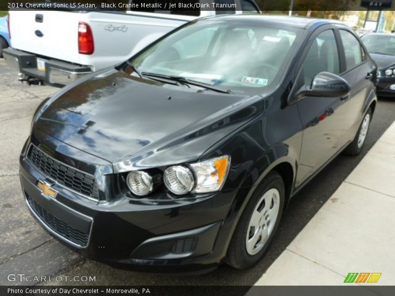 Black Granite Metallic / Jet Black/Dark Titanium 2014 Chevrolet Sonic LS Sedan