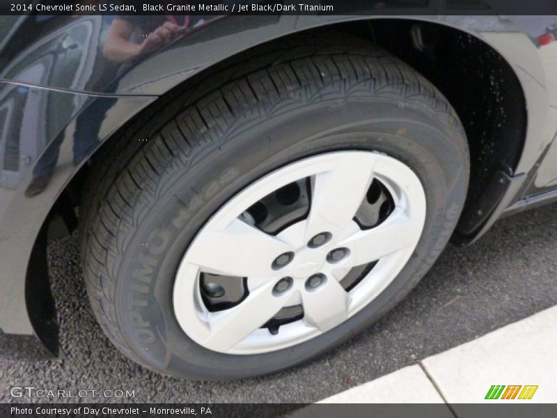 Black Granite Metallic / Jet Black/Dark Titanium 2014 Chevrolet Sonic LS Sedan