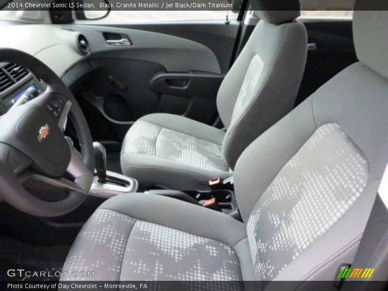 Black Granite Metallic / Jet Black/Dark Titanium 2014 Chevrolet Sonic LS Sedan