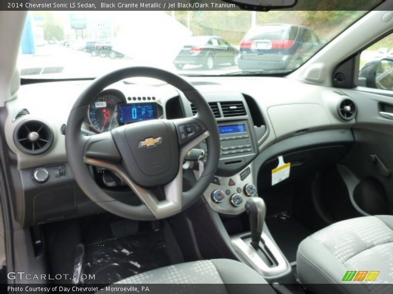 Black Granite Metallic / Jet Black/Dark Titanium 2014 Chevrolet Sonic LS Sedan