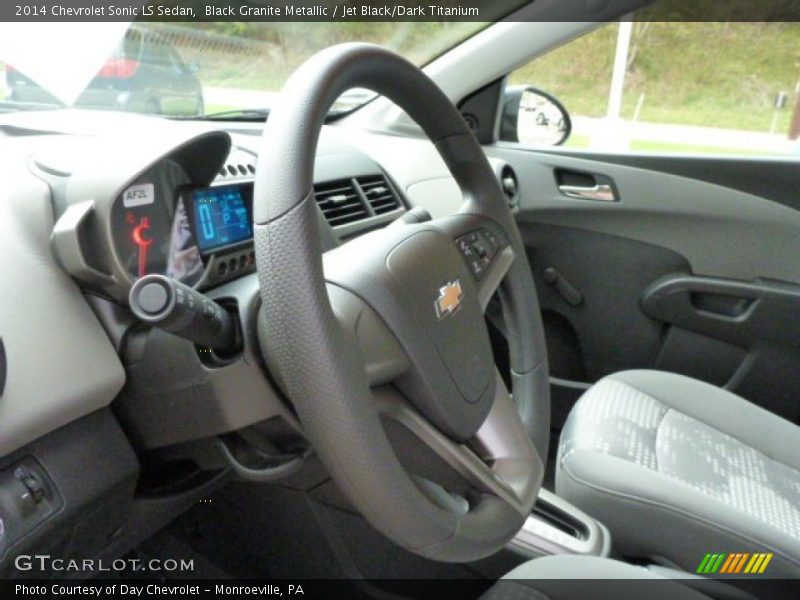 Black Granite Metallic / Jet Black/Dark Titanium 2014 Chevrolet Sonic LS Sedan