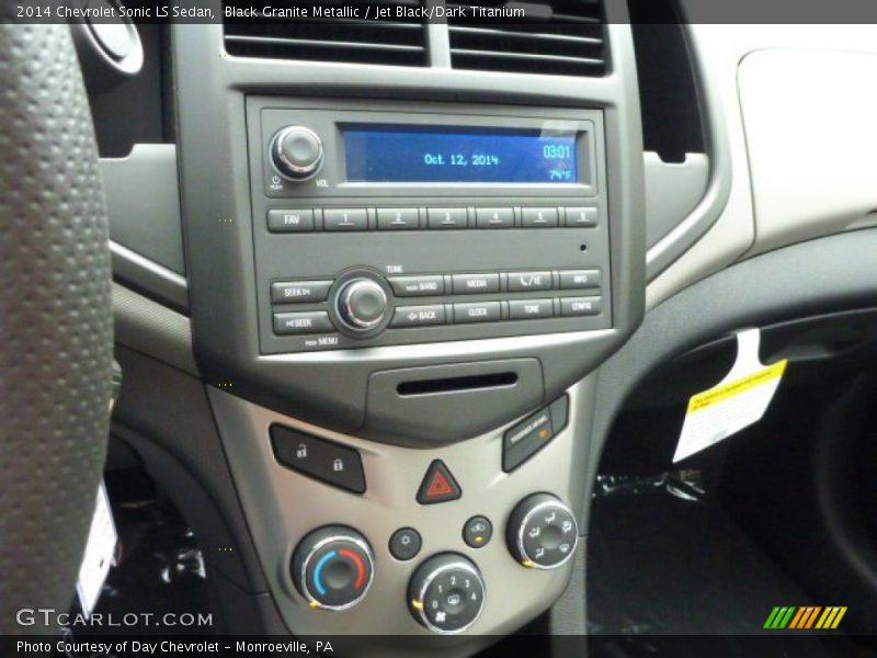 Black Granite Metallic / Jet Black/Dark Titanium 2014 Chevrolet Sonic LS Sedan