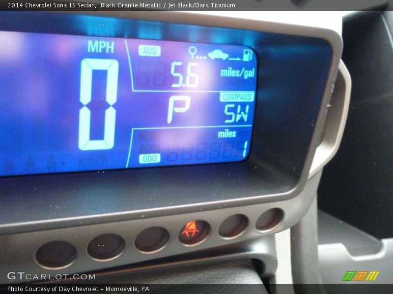 Black Granite Metallic / Jet Black/Dark Titanium 2014 Chevrolet Sonic LS Sedan