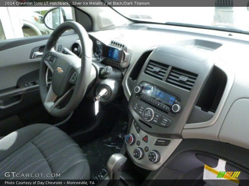Silver Ice Metallic / Jet Black/Dark Titanium 2014 Chevrolet Sonic LT Hatchback
