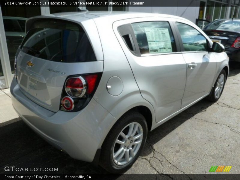 Silver Ice Metallic / Jet Black/Dark Titanium 2014 Chevrolet Sonic LT Hatchback