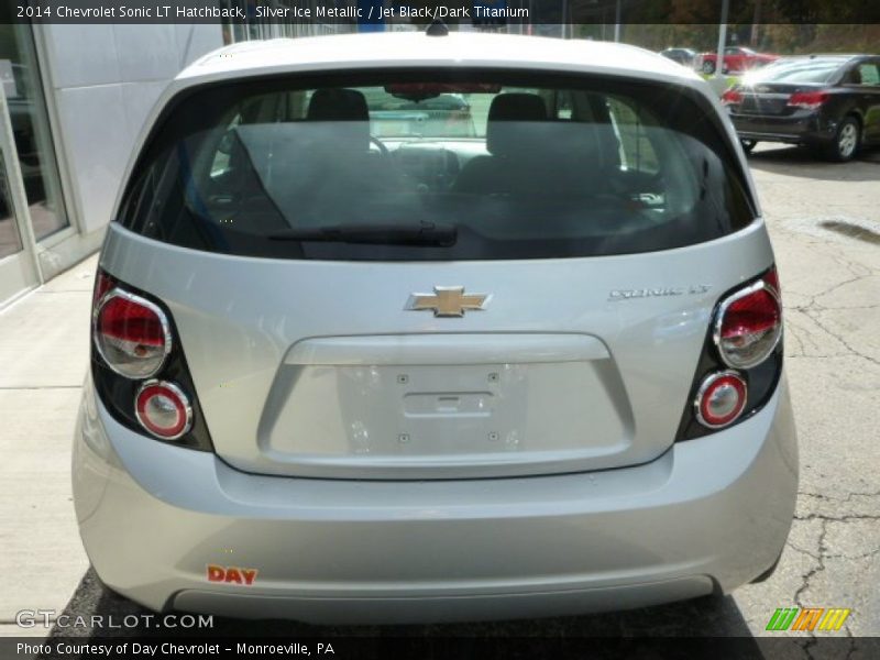Silver Ice Metallic / Jet Black/Dark Titanium 2014 Chevrolet Sonic LT Hatchback