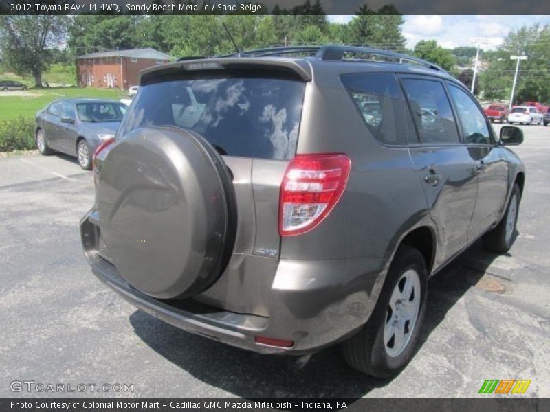 Sandy Beach Metallic / Sand Beige 2012 Toyota RAV4 I4 4WD