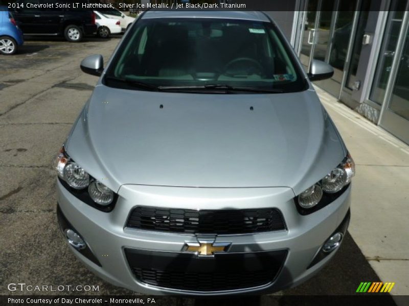 Silver Ice Metallic / Jet Black/Dark Titanium 2014 Chevrolet Sonic LT Hatchback