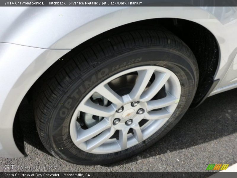 Silver Ice Metallic / Jet Black/Dark Titanium 2014 Chevrolet Sonic LT Hatchback