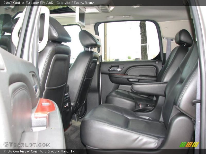 Gold Mist / Ebony/Ebony 2007 Cadillac Escalade ESV AWD