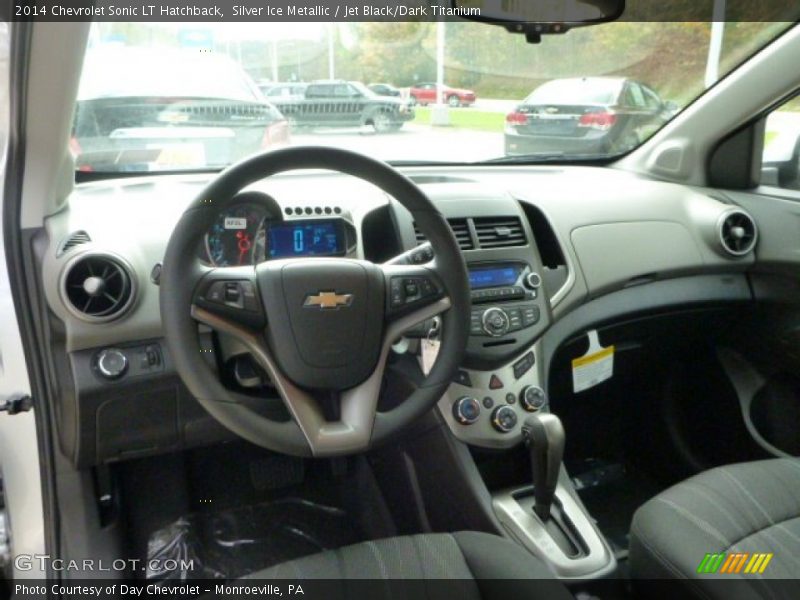Silver Ice Metallic / Jet Black/Dark Titanium 2014 Chevrolet Sonic LT Hatchback