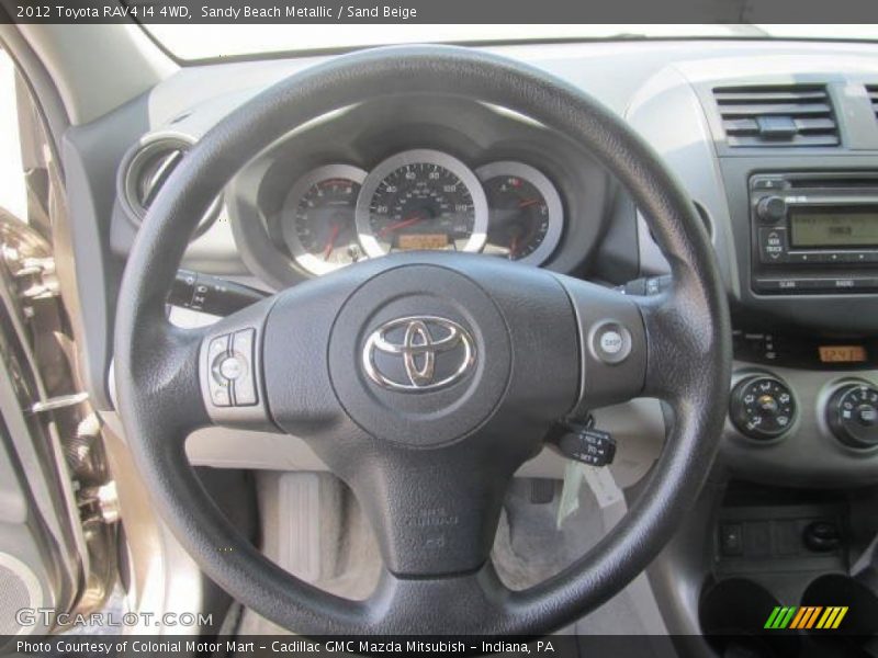 Sandy Beach Metallic / Sand Beige 2012 Toyota RAV4 I4 4WD