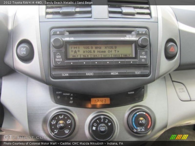 Sandy Beach Metallic / Sand Beige 2012 Toyota RAV4 I4 4WD