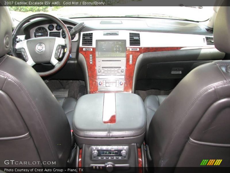 Gold Mist / Ebony/Ebony 2007 Cadillac Escalade ESV AWD