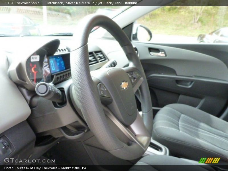 Silver Ice Metallic / Jet Black/Dark Titanium 2014 Chevrolet Sonic LT Hatchback