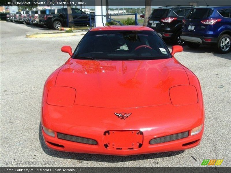 Torch Red / Black 2004 Chevrolet Corvette Z06