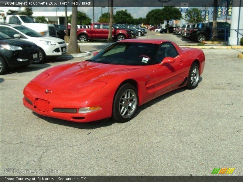 Torch Red / Black 2004 Chevrolet Corvette Z06