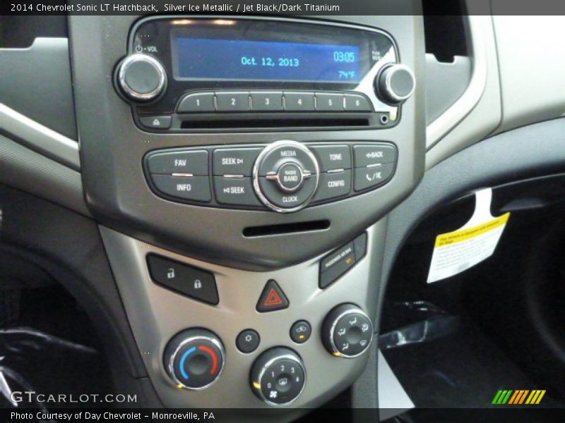 Silver Ice Metallic / Jet Black/Dark Titanium 2014 Chevrolet Sonic LT Hatchback