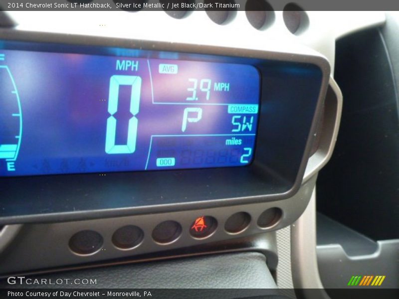 Silver Ice Metallic / Jet Black/Dark Titanium 2014 Chevrolet Sonic LT Hatchback
