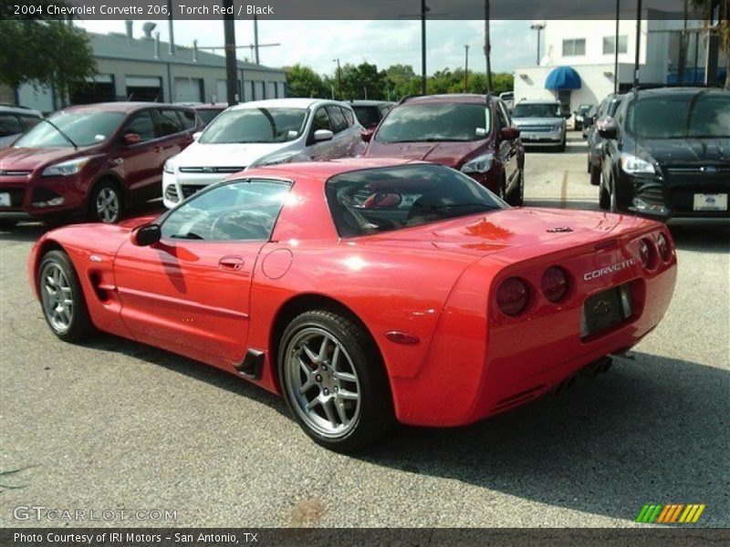 Torch Red / Black 2004 Chevrolet Corvette Z06