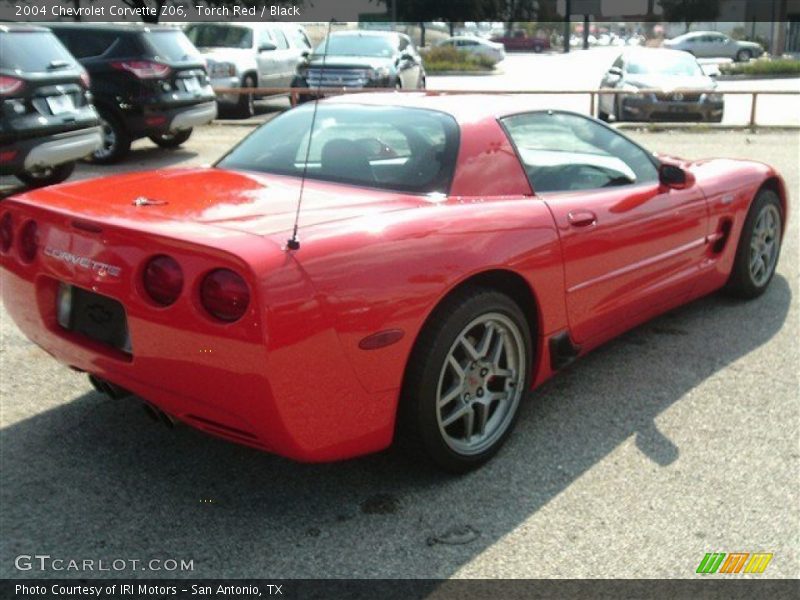 Torch Red / Black 2004 Chevrolet Corvette Z06