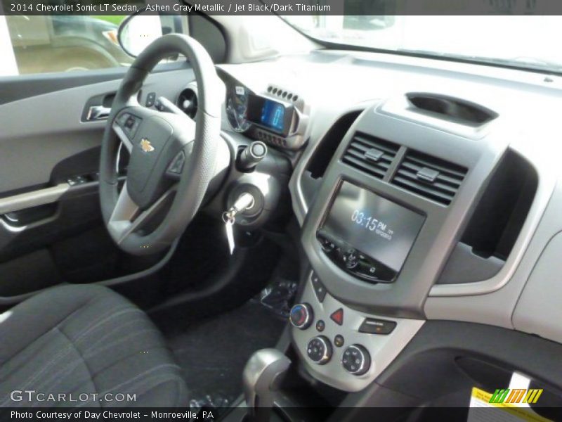 Ashen Gray Metallic / Jet Black/Dark Titanium 2014 Chevrolet Sonic LT Sedan