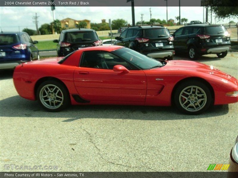Torch Red / Black 2004 Chevrolet Corvette Z06