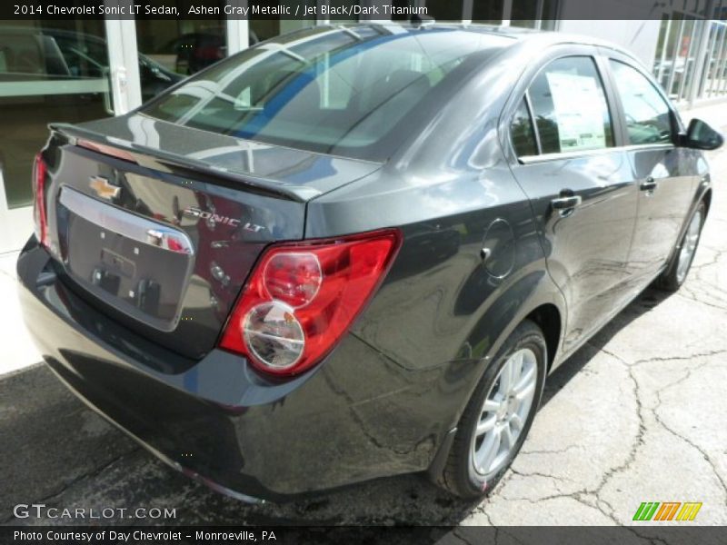 Ashen Gray Metallic / Jet Black/Dark Titanium 2014 Chevrolet Sonic LT Sedan