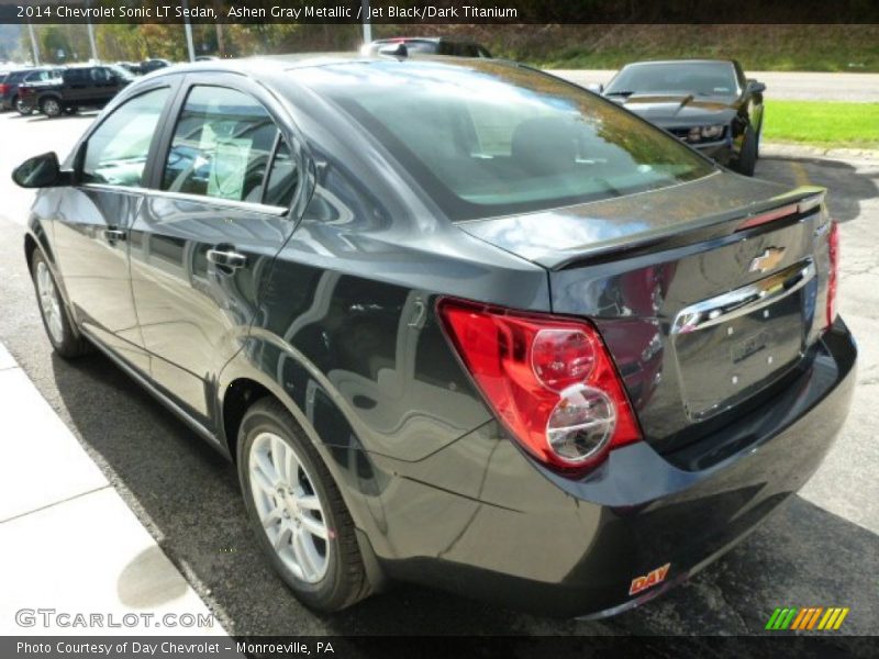 Ashen Gray Metallic / Jet Black/Dark Titanium 2014 Chevrolet Sonic LT Sedan
