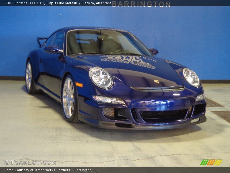Lapis Blue Metallic / Black w/Alcantara 2007 Porsche 911 GT3