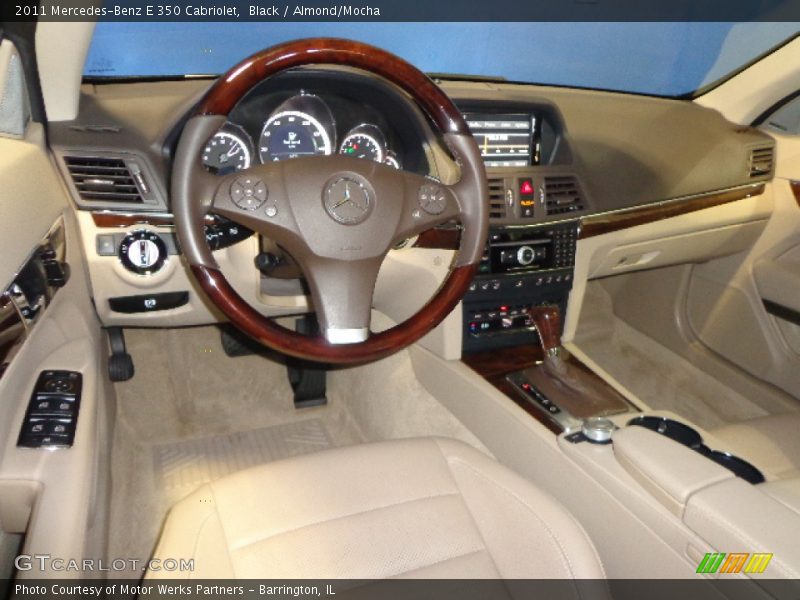 Black / Almond/Mocha 2011 Mercedes-Benz E 350 Cabriolet