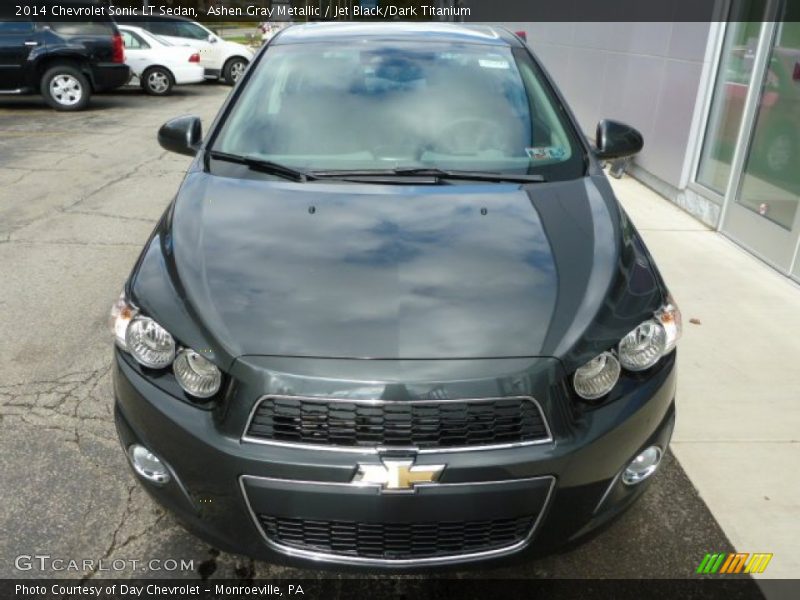 Ashen Gray Metallic / Jet Black/Dark Titanium 2014 Chevrolet Sonic LT Sedan