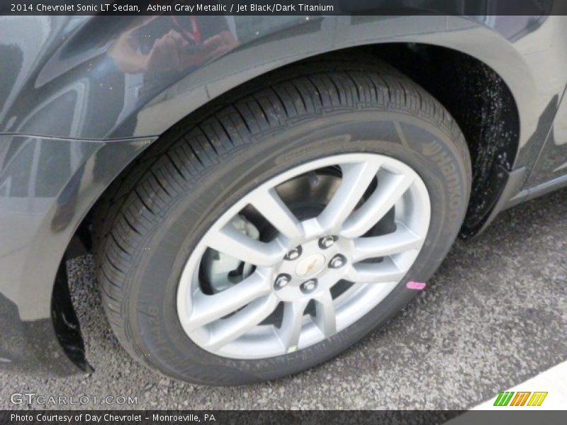 Ashen Gray Metallic / Jet Black/Dark Titanium 2014 Chevrolet Sonic LT Sedan