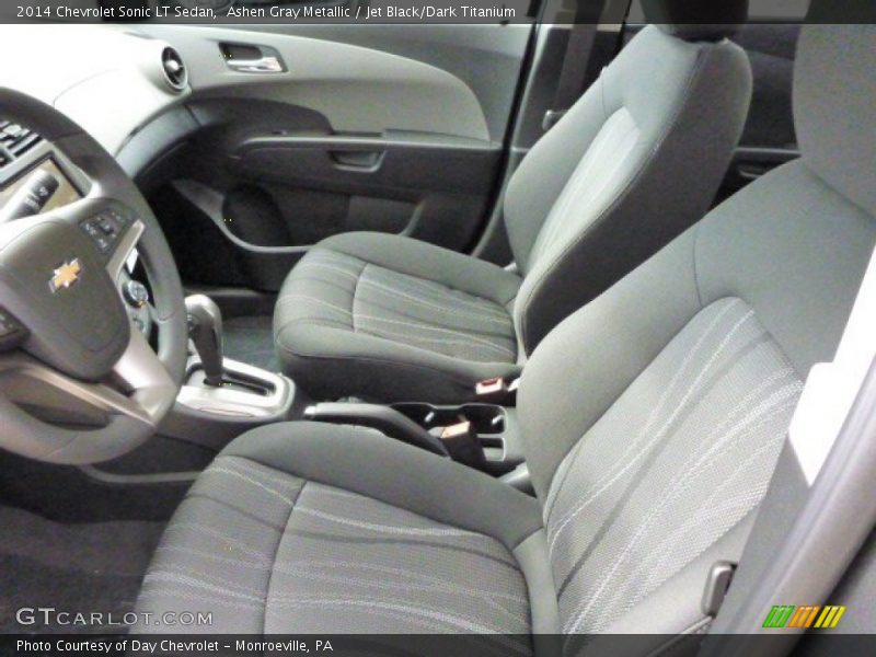 Ashen Gray Metallic / Jet Black/Dark Titanium 2014 Chevrolet Sonic LT Sedan