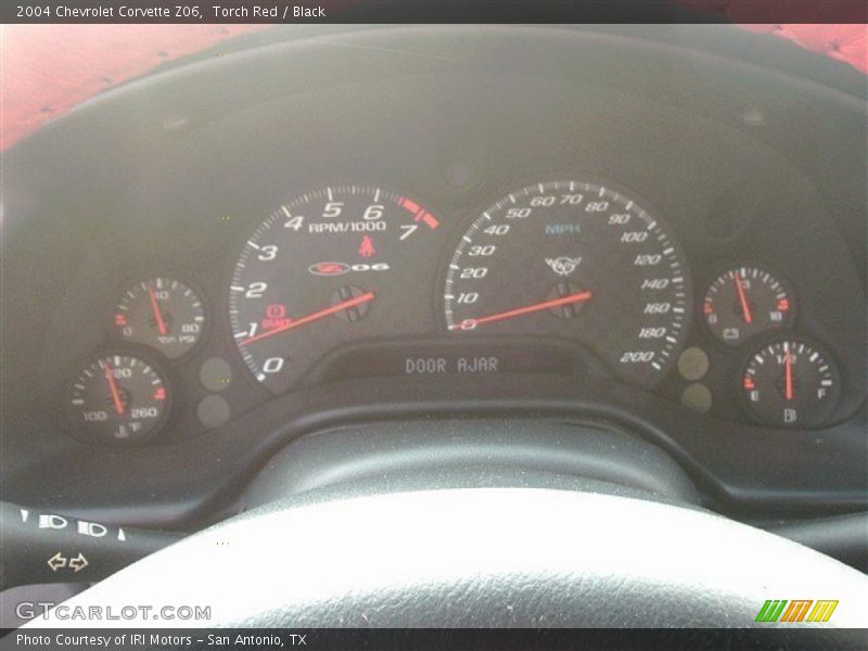 Torch Red / Black 2004 Chevrolet Corvette Z06