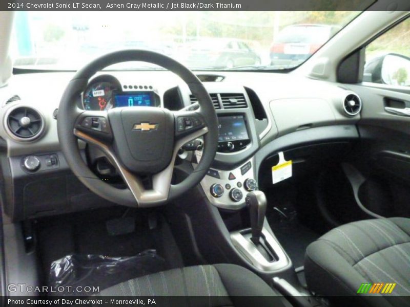 Ashen Gray Metallic / Jet Black/Dark Titanium 2014 Chevrolet Sonic LT Sedan