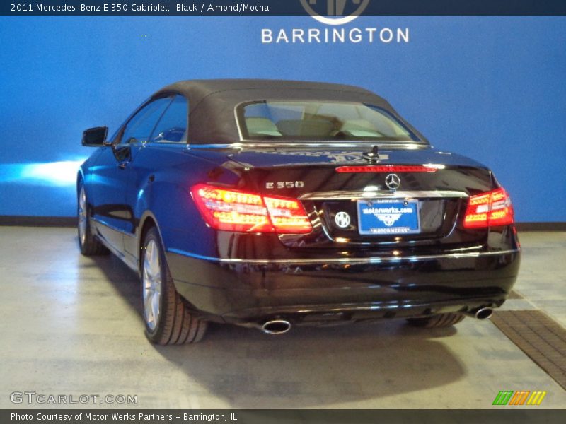 Black / Almond/Mocha 2011 Mercedes-Benz E 350 Cabriolet