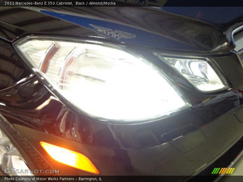 Black / Almond/Mocha 2011 Mercedes-Benz E 350 Cabriolet