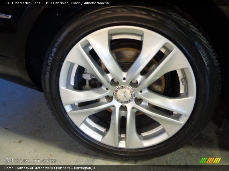 Black / Almond/Mocha 2011 Mercedes-Benz E 350 Cabriolet