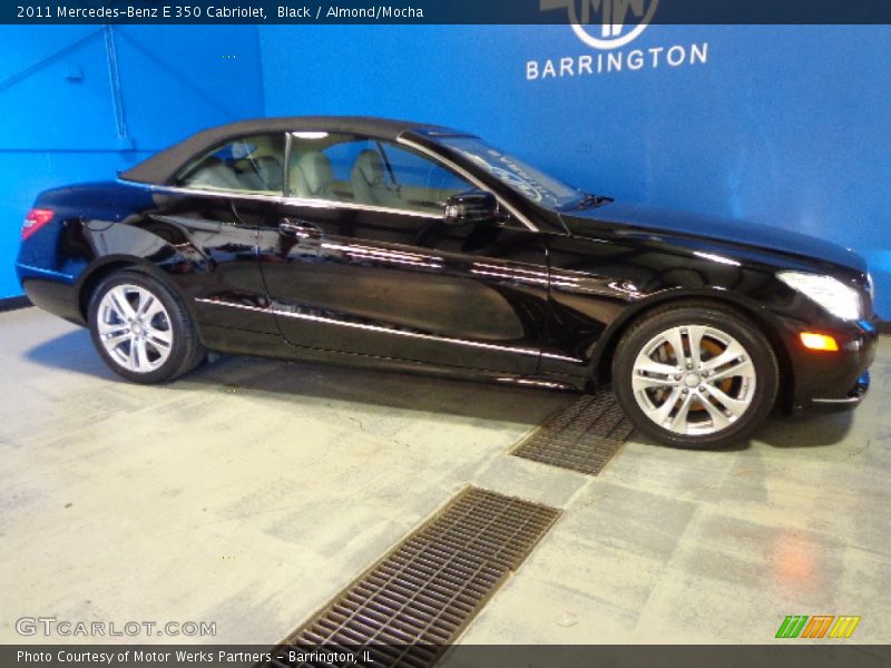 Black / Almond/Mocha 2011 Mercedes-Benz E 350 Cabriolet