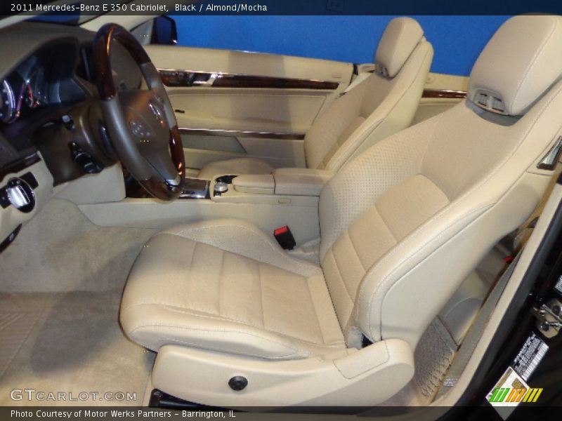 Black / Almond/Mocha 2011 Mercedes-Benz E 350 Cabriolet