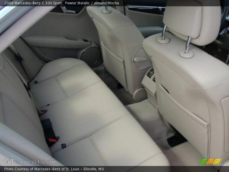 Pewter Metallic / Almond/Mocha 2009 Mercedes-Benz C 300 Sport