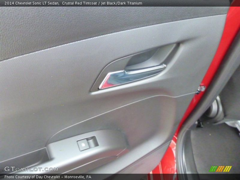 Crystal Red Tintcoat / Jet Black/Dark Titanium 2014 Chevrolet Sonic LT Sedan