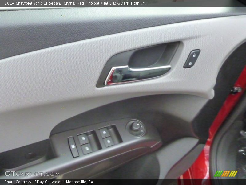 Crystal Red Tintcoat / Jet Black/Dark Titanium 2014 Chevrolet Sonic LT Sedan