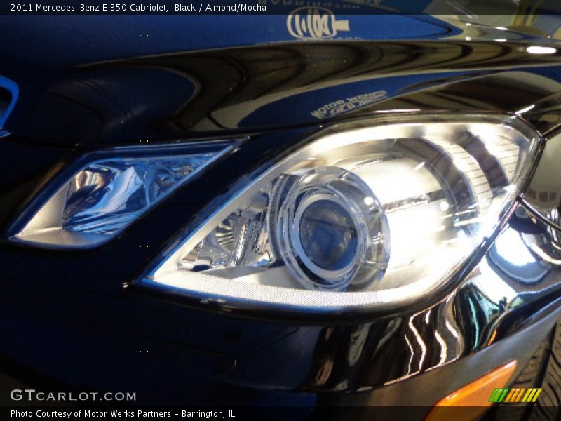 Black / Almond/Mocha 2011 Mercedes-Benz E 350 Cabriolet