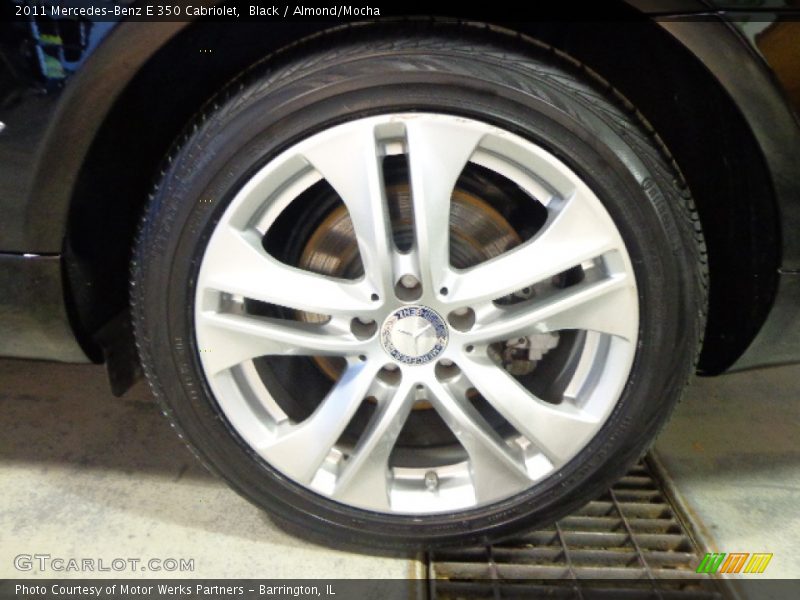 Black / Almond/Mocha 2011 Mercedes-Benz E 350 Cabriolet