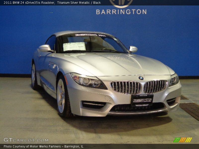 Titanium Silver Metallic / Black 2011 BMW Z4 sDrive35is Roadster