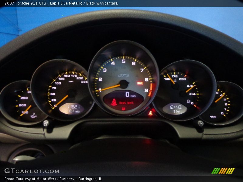 Lapis Blue Metallic / Black w/Alcantara 2007 Porsche 911 GT3