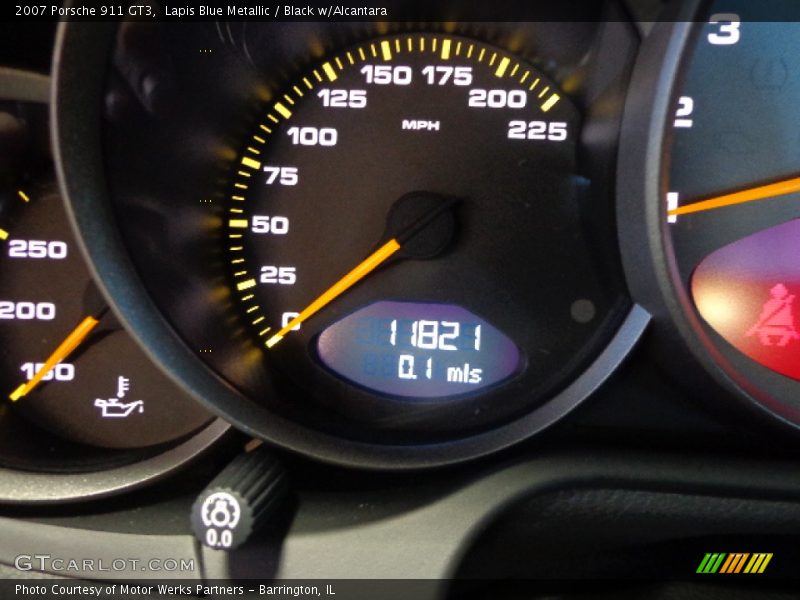 Lapis Blue Metallic / Black w/Alcantara 2007 Porsche 911 GT3