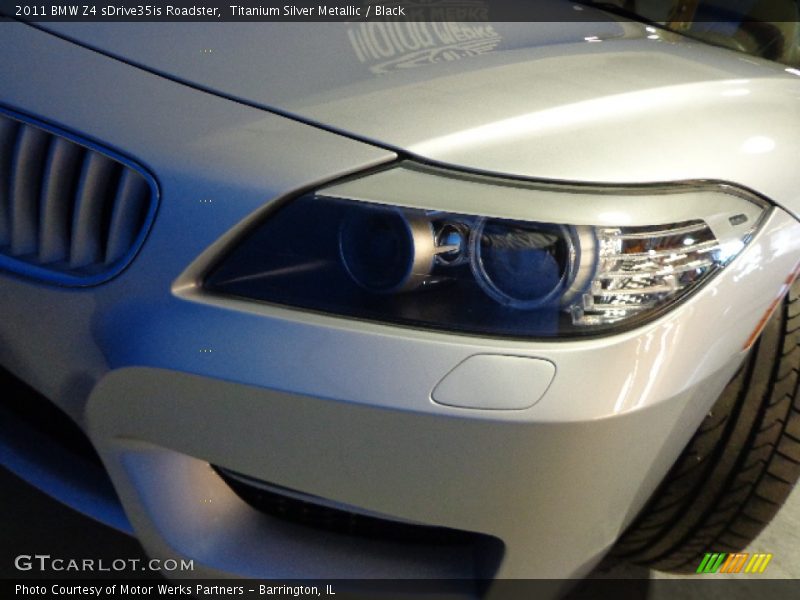 Titanium Silver Metallic / Black 2011 BMW Z4 sDrive35is Roadster